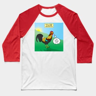 Early Attempt at an Alarm Snooze Button Baseball T-Shirt
